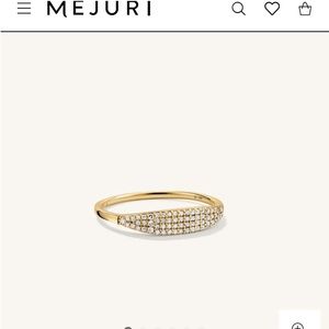 Mejuri Pave Ring